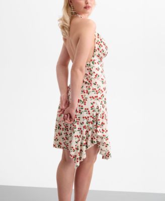 floral summer dress mini Sleeveless Floral Embroidered Mini Dress
