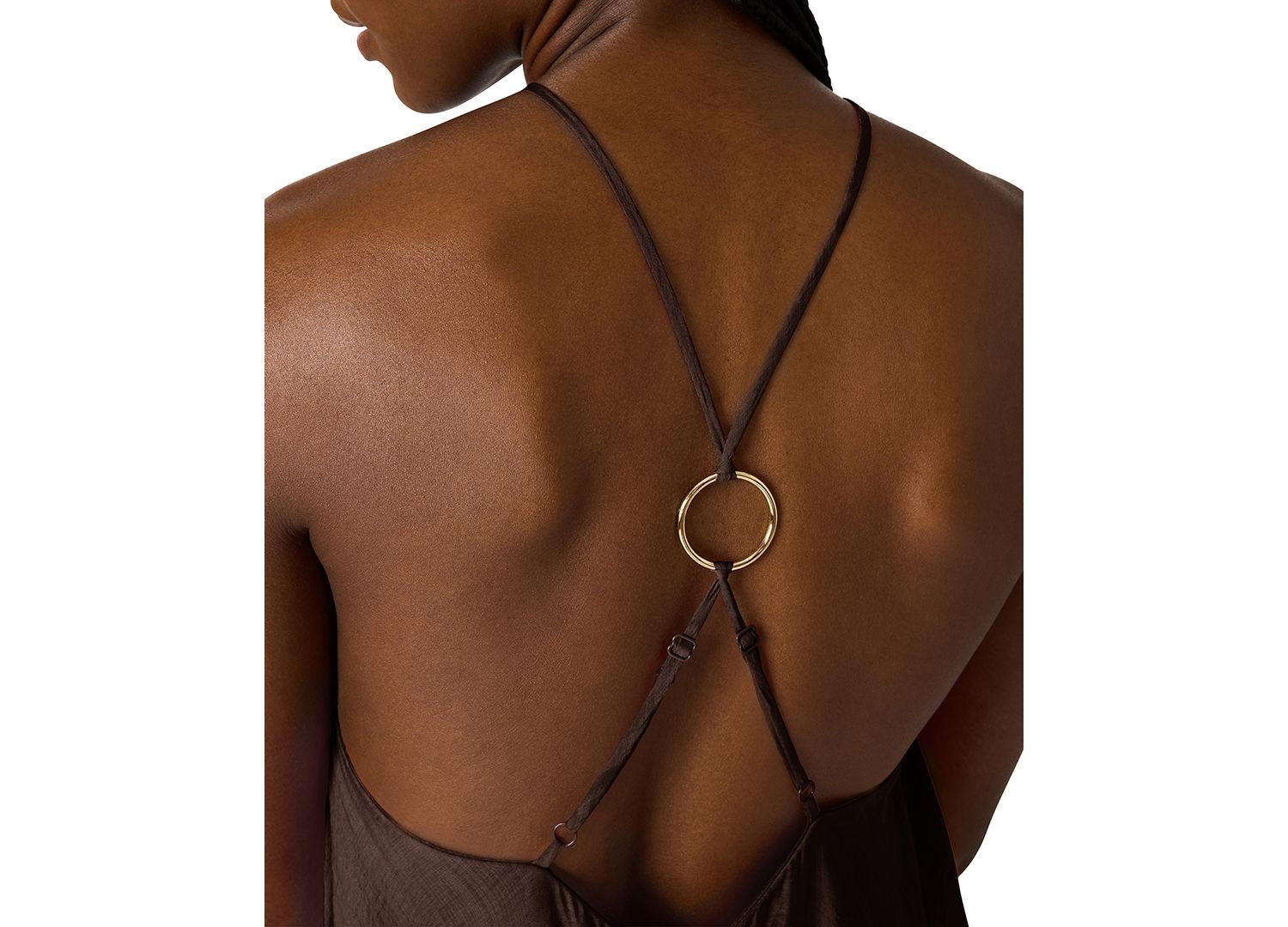Halter Neck Sleeveless High-Low Asymmetric Dress