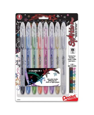 Sparkle Pop Metallic Gel Pen, (1.0mm) Bold Line, Assorted Ink 8-Pk
