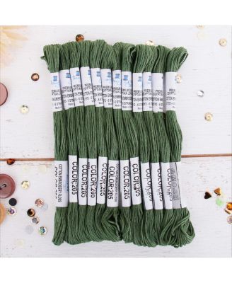 12 Skeins Egyptian Cotton Embroidery Floss for Crafts