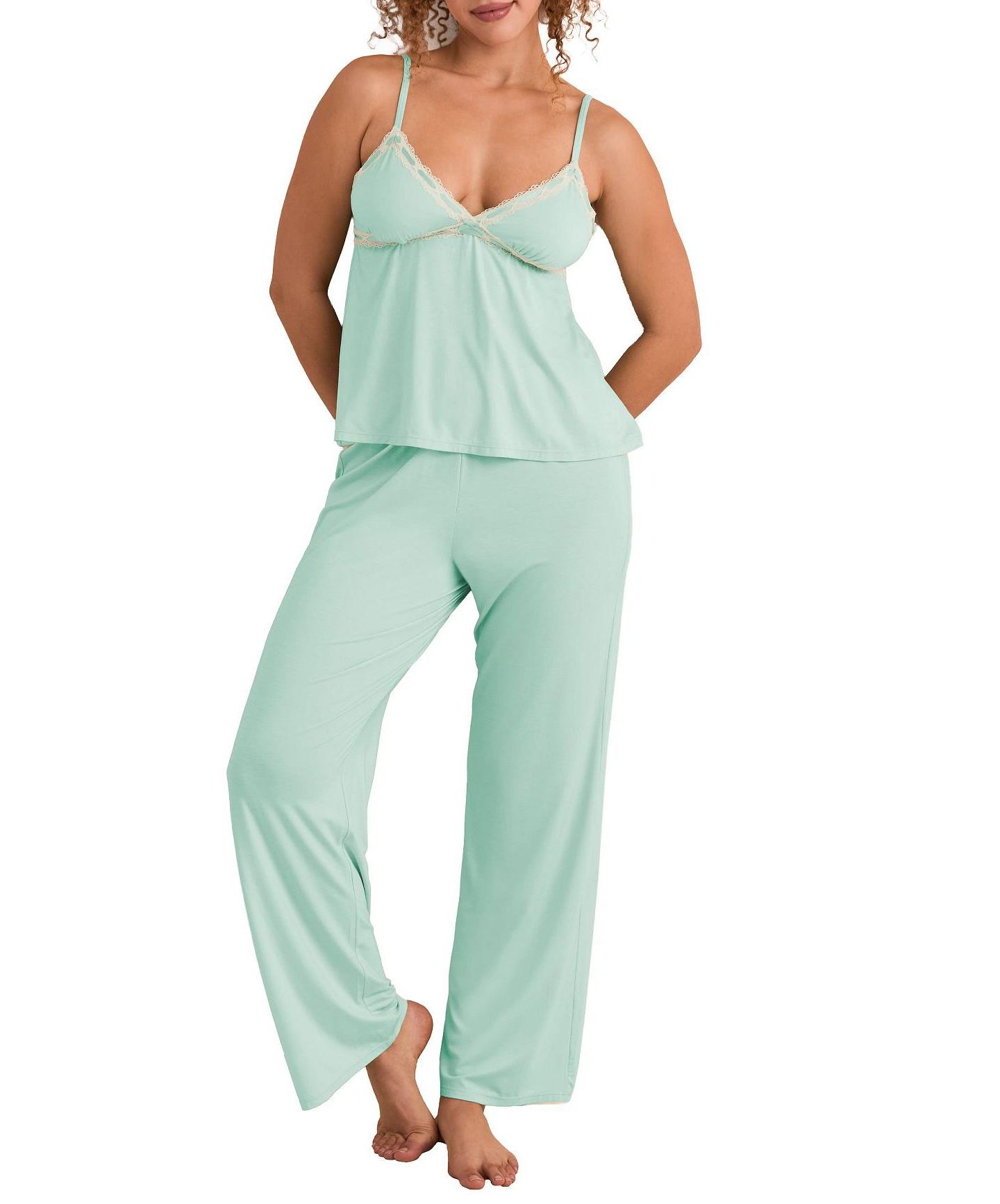 Женский комбинезон Adore Me Dawn Romper, цвет: Светлый зелёный — фото 1