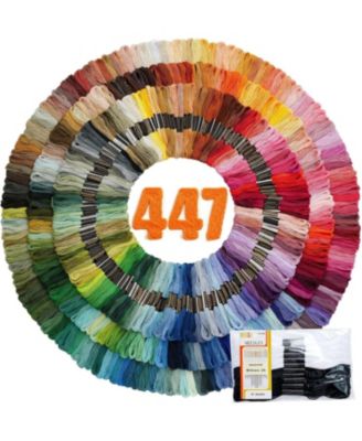 447 Colors Embroidery Floss Friendship Bracelet String Cross Thread