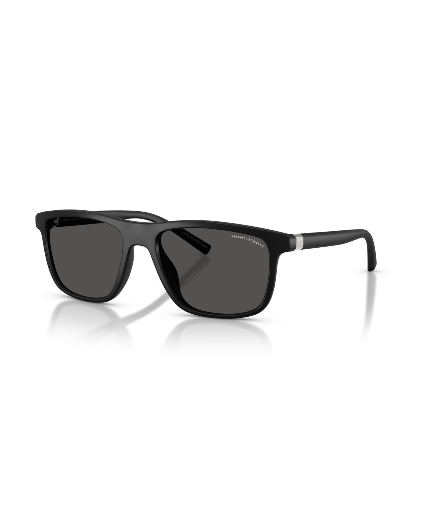 Мужские солнцезащитные очки A|X Armani Exchange Sunglasses, AX4167SU, цвет: Матовый чёрный — фото 1