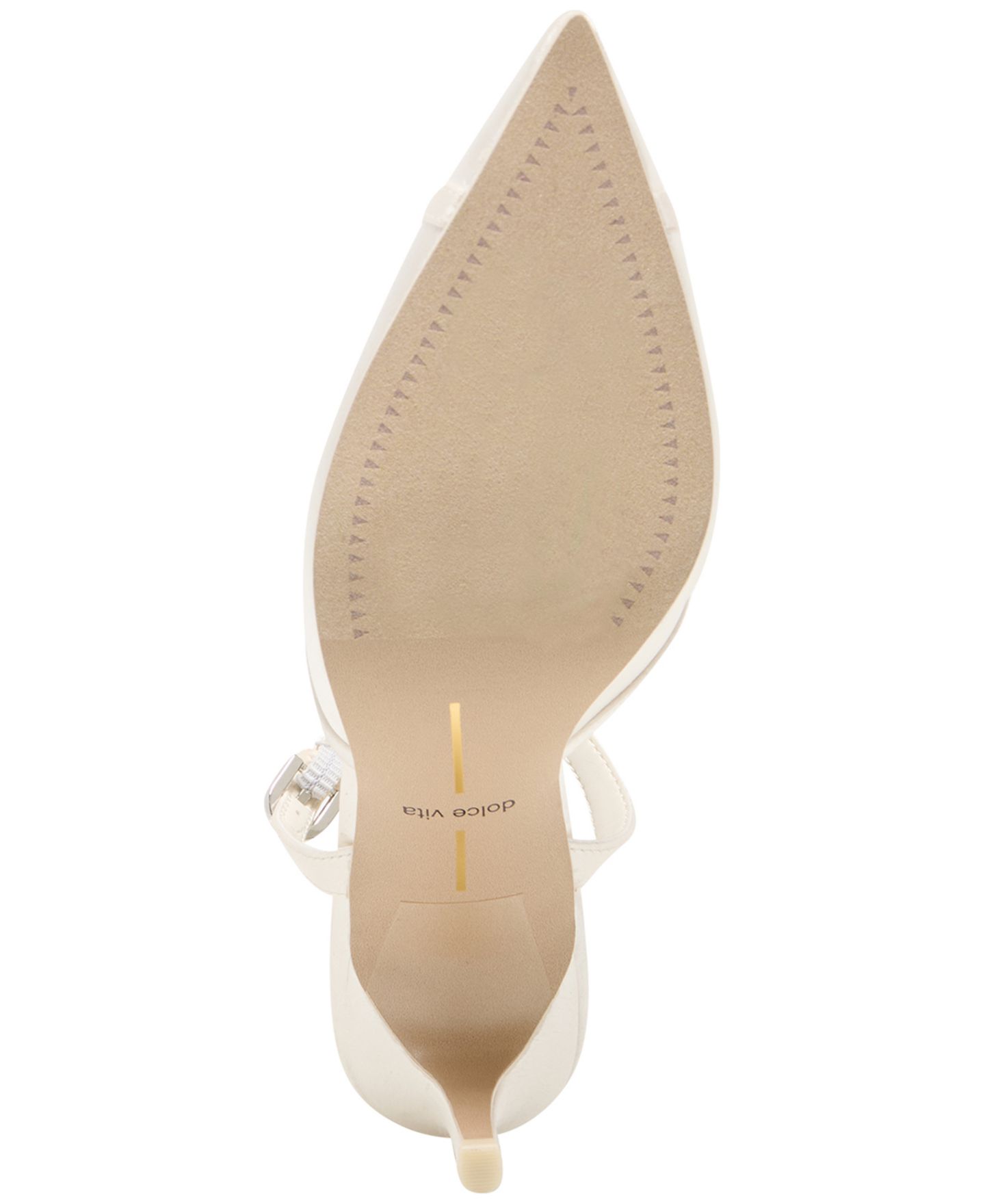 Женские туфли Dolce Vita Elaya Pointed Toe Pumps, цвет: Мягкий белый атласный — фото 5
