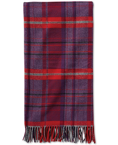 Pendleton 5th Avenue Fringed Wool Throw - Blankets & Throws - Bed ...
