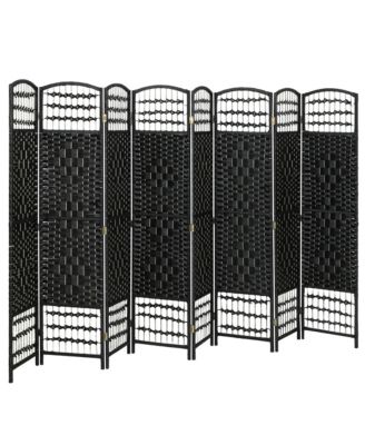 8 Panel Room Divider, Folding Screen, 5.6',