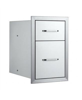 Outdoor Kitchen Drawers 13in W x 20.4in H x 20.8in D With Stainless Steel Handle
