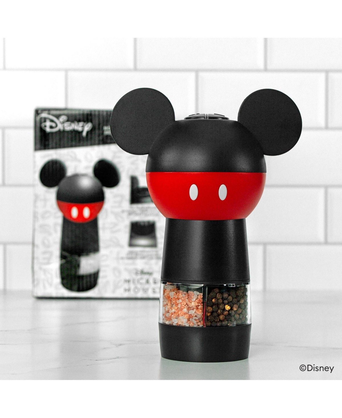 Uncanny Brands Disney Mickey Mouse Salt and Pepper Grinder