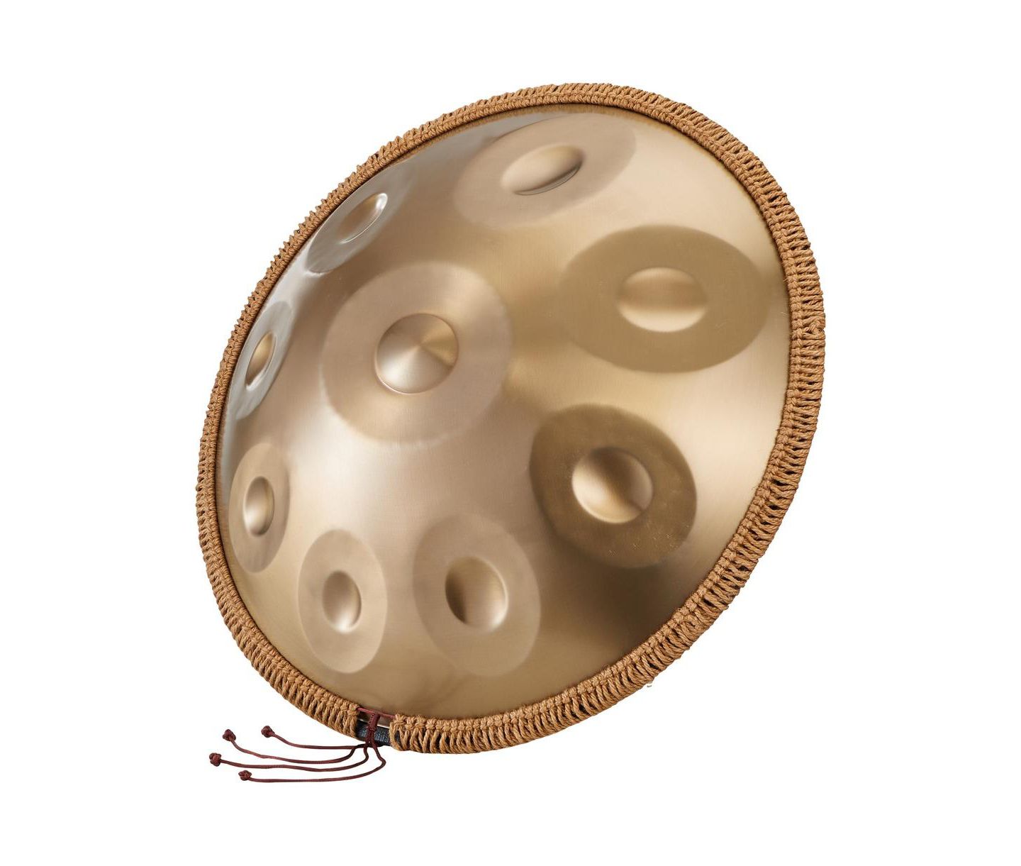 Детские игрушки SUGIFT 22 in 9 Note D Minor Handpan Steel Drum with Mallets Stand and Carry Bag, цвет: Золотой — фото 11
