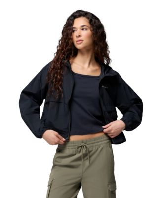 Columbia Women's Spire Valley Cropped Windbreaker Jacket - Macy's