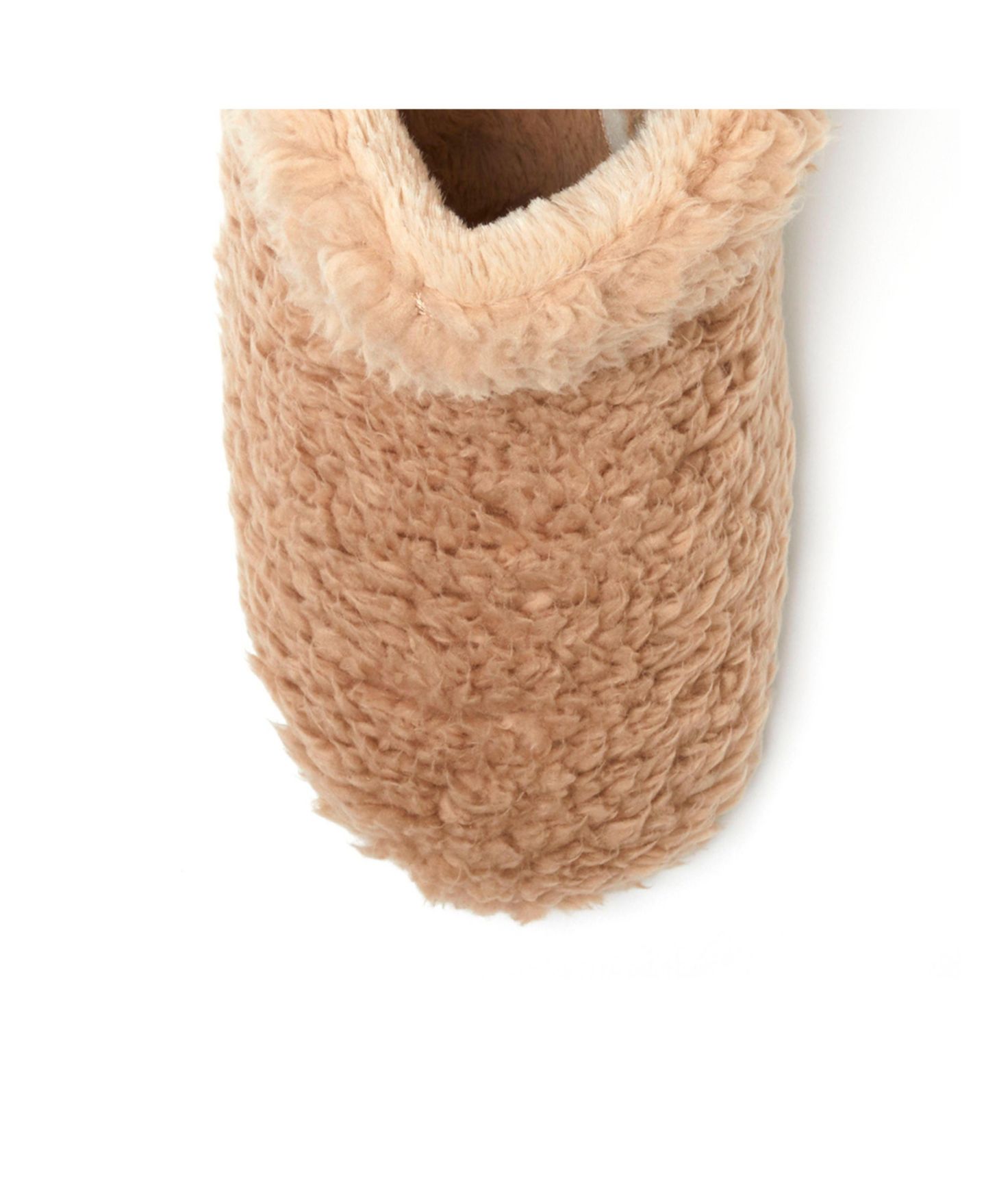 Женские тапочки Dearfoams Chelsea Shaggy Pile Bootie Fuzzy House Slipper, цвет: Латте — фото 8