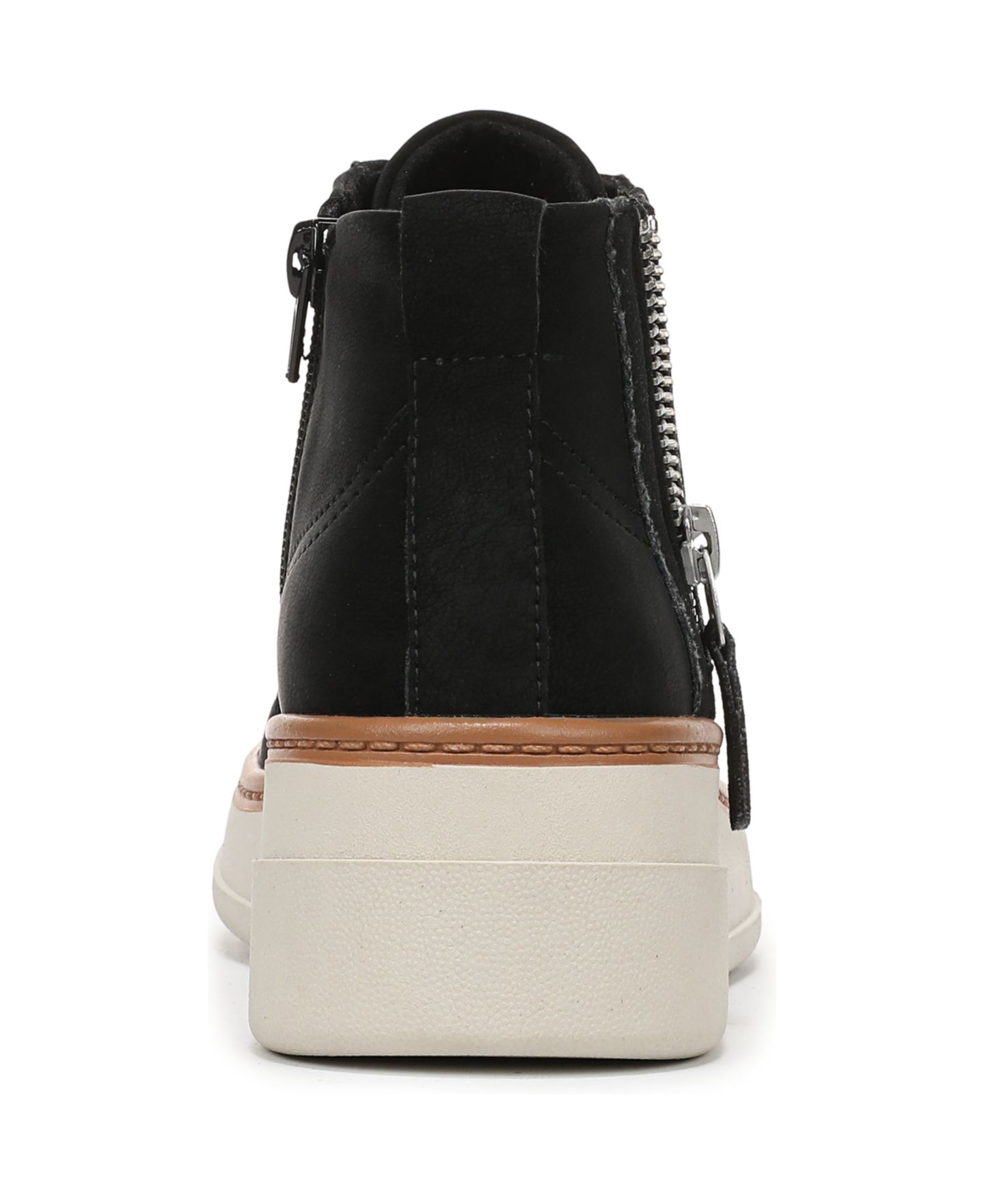 Женские кроссовки Blowfish Malibu Camden Two Wedge High Top, цвет: Чёрная искусственная кожа — фото 3
