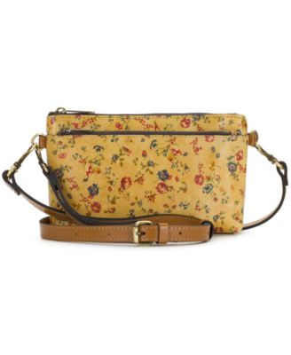 Mignon Small Leather Wristlet Crossbody Handbag
