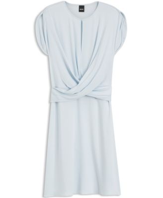 counselor troi blue dress Women's dress by HUGO BOSS | 50530477 Pastel Blue | Boutique Vvg , fashion  clothing for men and women