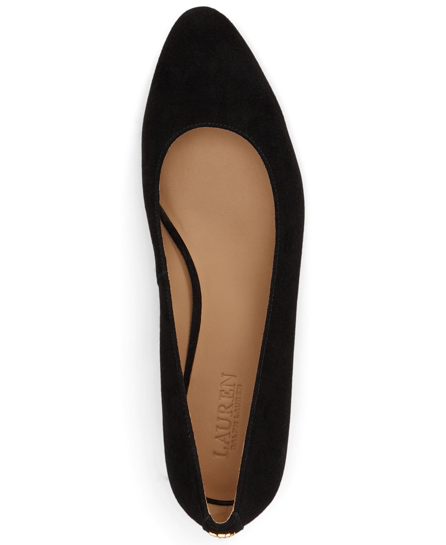 Женские туфли Lauren Ralph Lauren Weslee Ballet Pumps, цвет: Чёрный — фото 4