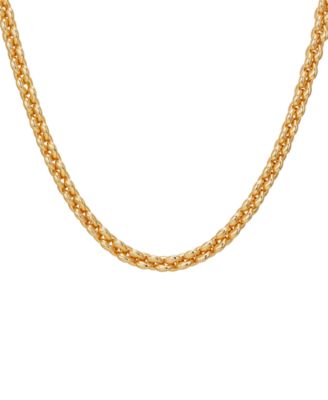 Gold-Tone Short Chain Necklace