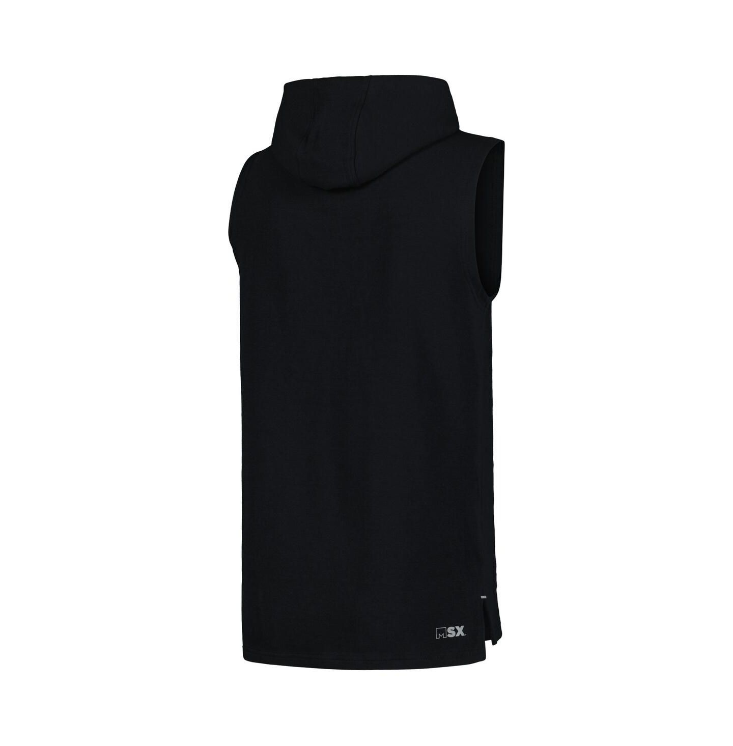 Мужское худи MSX by Michael Strahan Black Cincinnati Bengals Captain Sleeveless T-Shirt — фото 3