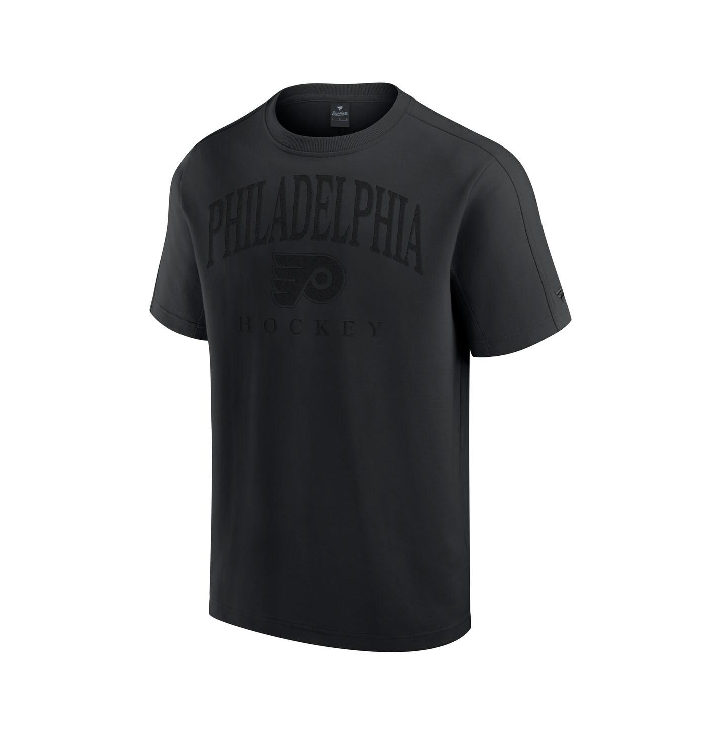 Мужская футболка Fanatics Black Philadelphia Flyers Elements Flex Tri-Blend — фото 2