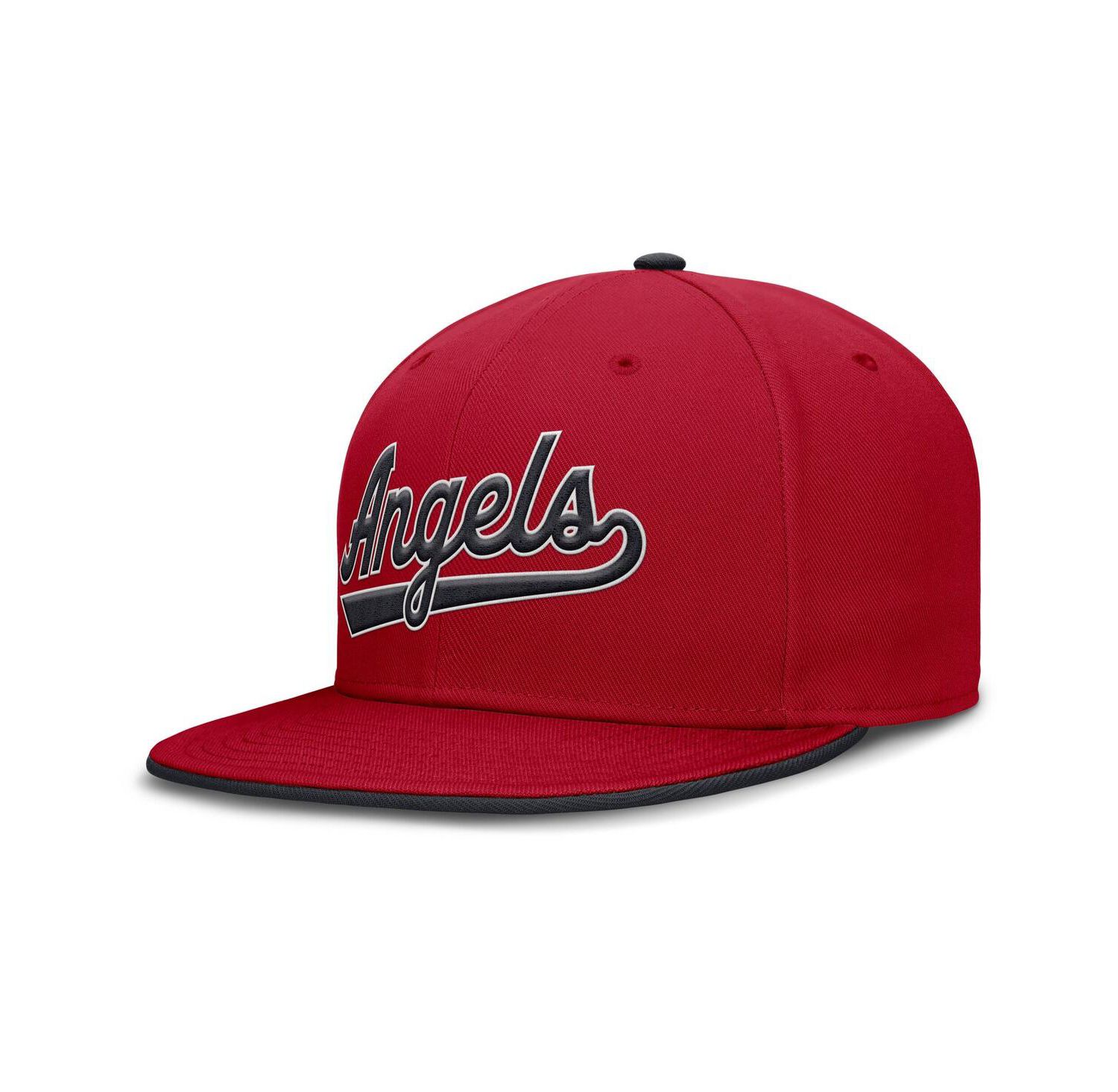 Men's Red Los Angeles Angels Primetime Dri-FIT Round Bill True Fitted Hat