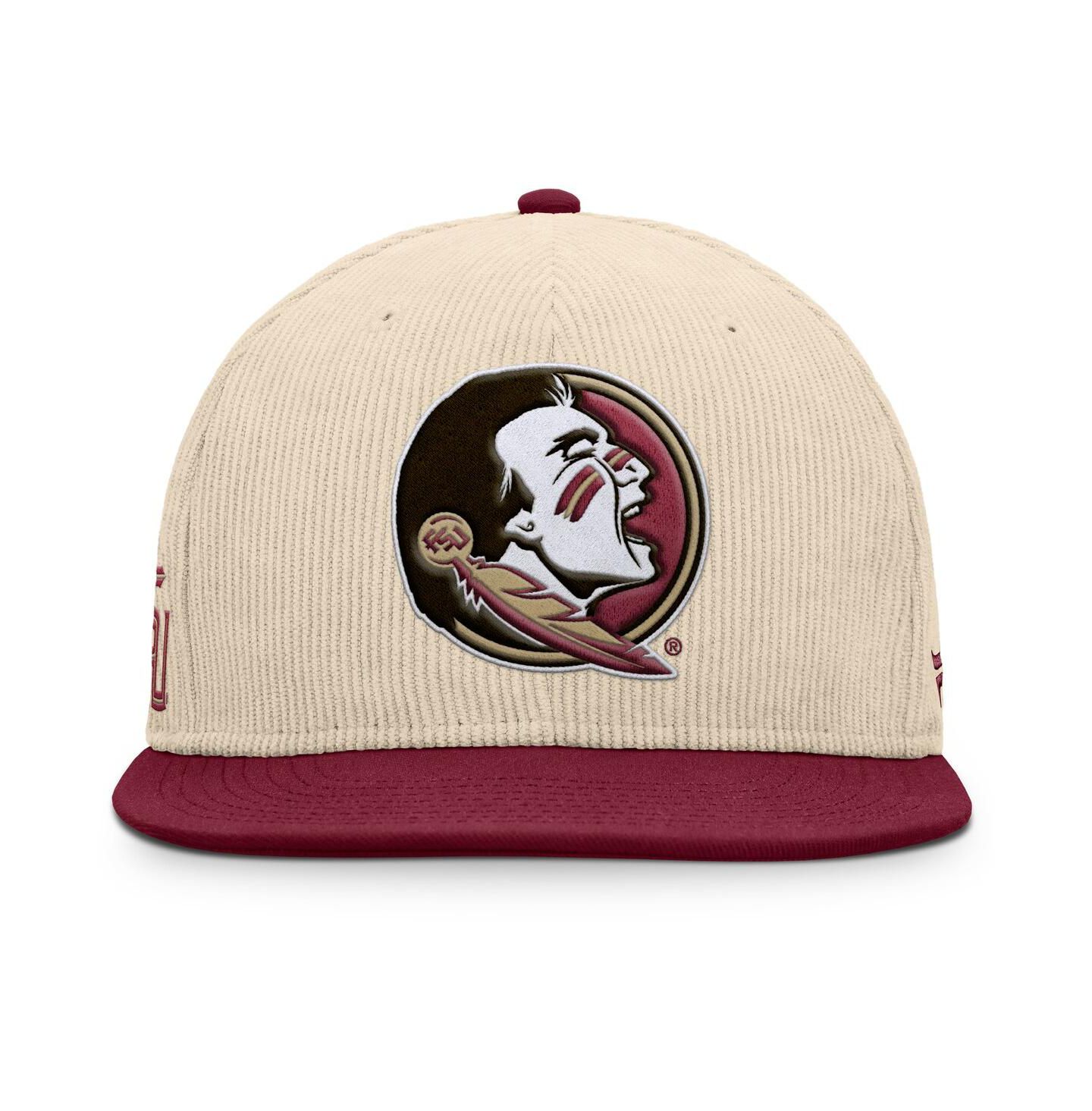 Мужская кепка Fanatics Tan Florida State Seminoles Catcher Snapback Hat — фото 2