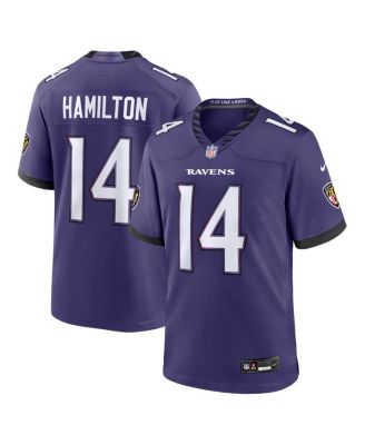 Men's Kyle Hamilton Purple Baltimore Ravens Team Game Jersey