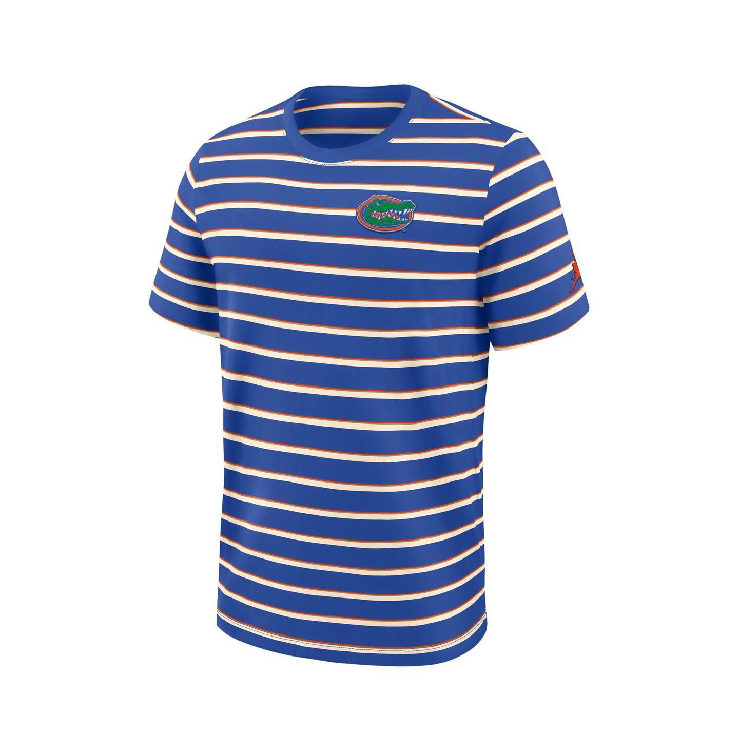 Мужская футболка Jordan Royal Florida Gators Athletic Prep Legacy Summit Stripe — фото 1