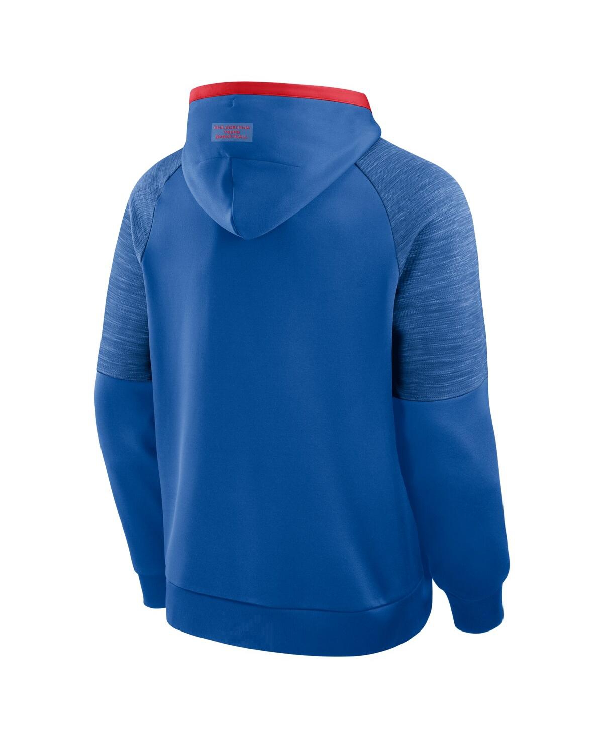 Fanatics Men's Royal Philadelphia 76ers Pick Roll Defender Pullover Hoodie