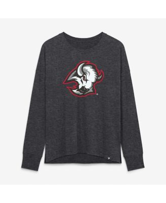 Women's Heather Charcoal Buffalo Sabres Competition Legacy Long Sleeve T-Shirt