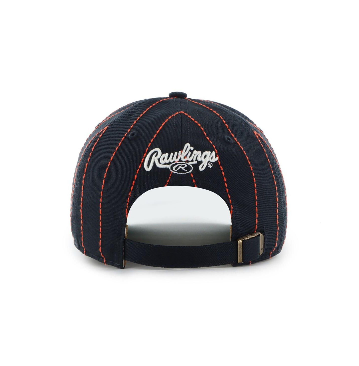 Мужская кепка '47 Brand x Rawlings Navy Detroit Tigers Pinstripe Hitch Adjustable Hat — фото 3