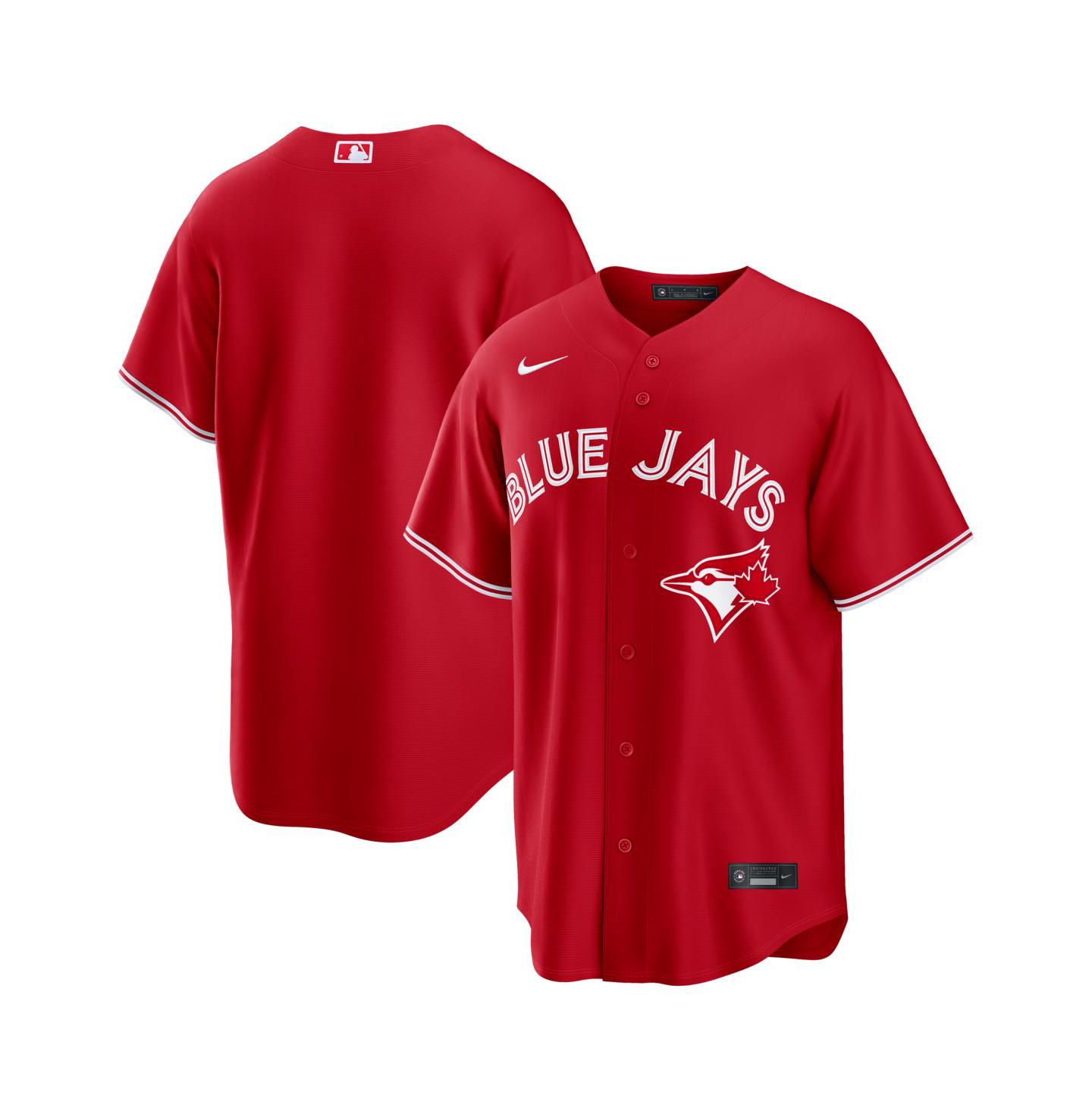 Мужской топ Nike Red Toronto Blue Jays Canada Day Replica Jersey — фото 1