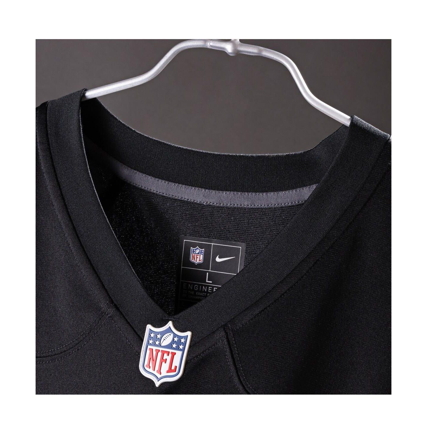 Мужской топ Nike Frankie Luvu Black Washington Commanders Hail Raiser Alternate Game Jersey — фото 4