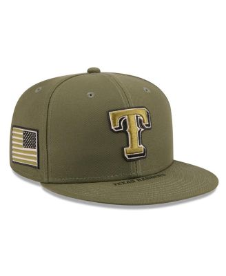 Men's Olive Texas Rangers 2026 Armed Forces Day 59FIFTY Fitted Hat