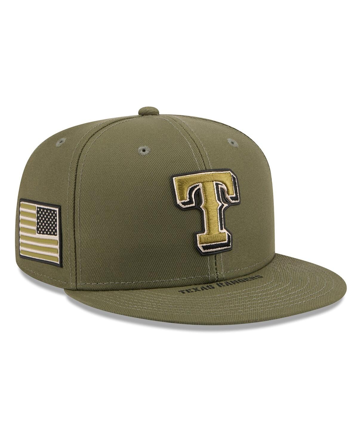 New Era Men's Olive Texas Rangers 2026 Armed Forces Day 59FIFTY Fitted Hat