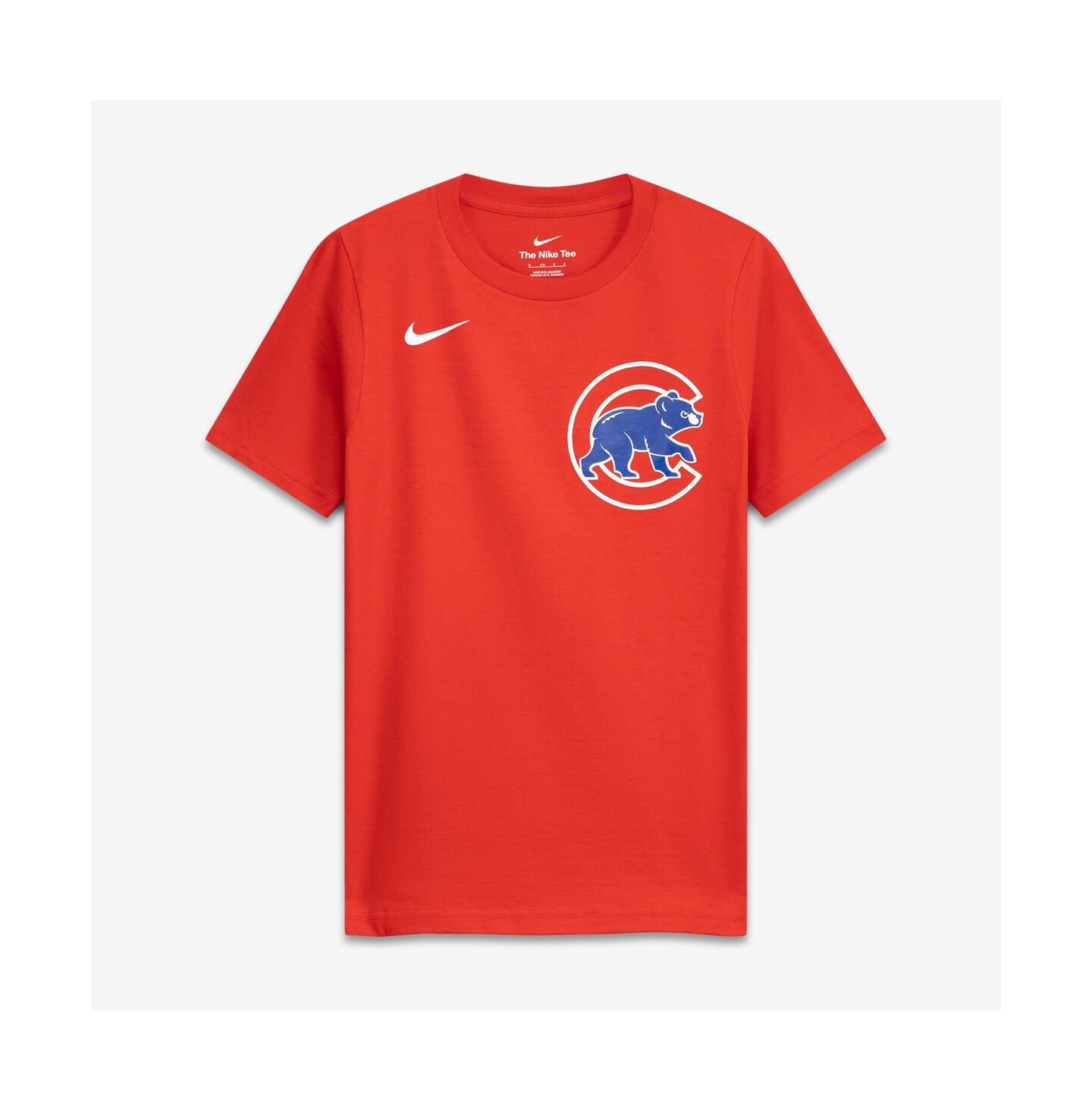 Детская футболка Nike Pete Crow-Armstrong Red Chicago Cubs Name & Number — фото 2