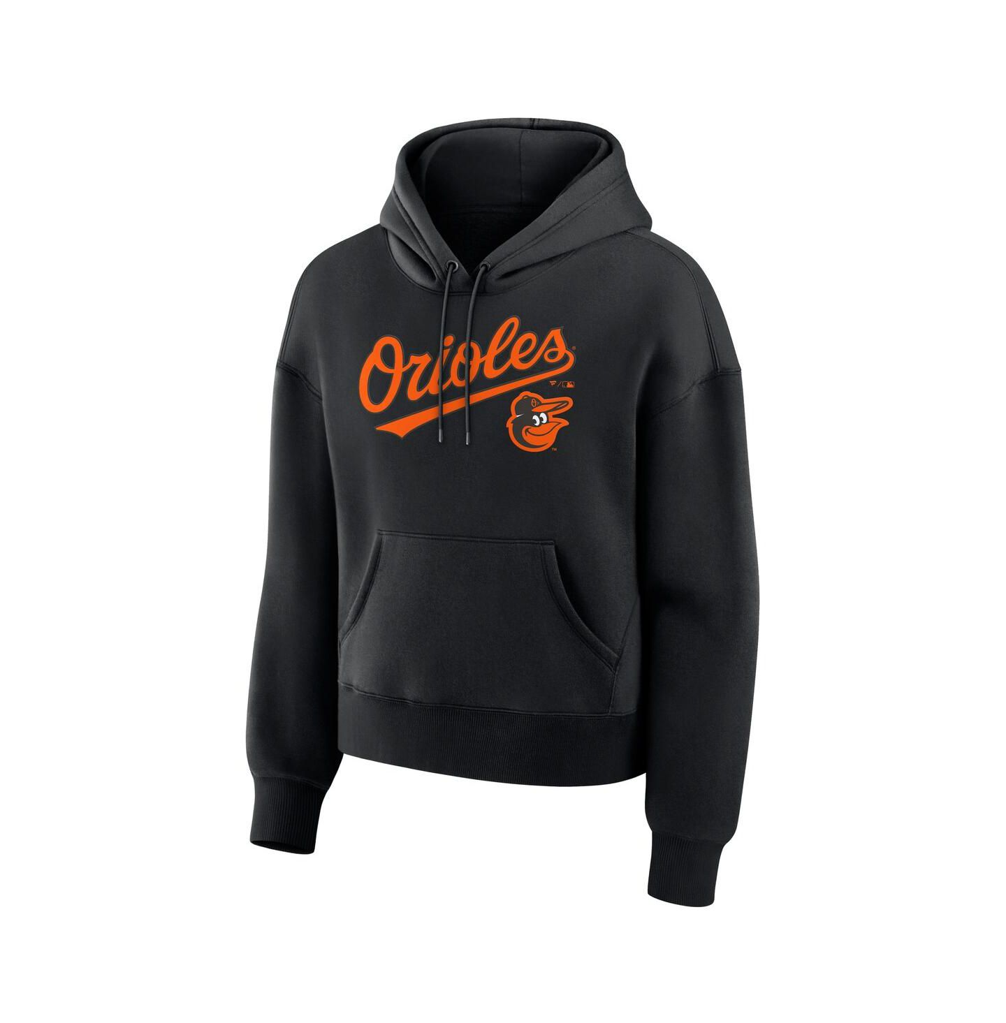 Женское худи Fanatics Black Baltimore Orioles Lockup Legacy Fleece — фото 2
