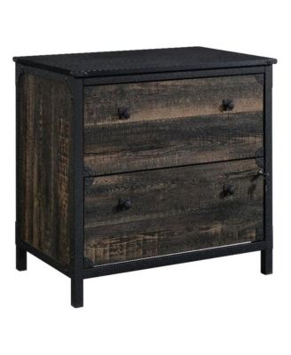 Foundry Road File Cabinet, Carbon Oak finish