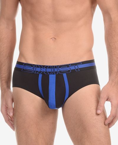 2(x)ist Men's No-Show Briefs