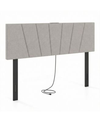 Modern Geometric Bed Headboard Upholstered Design for Bedroom Wall Decor