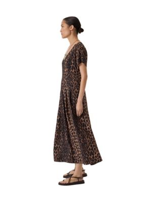 fit and flare leopard print dress Amarra 89407