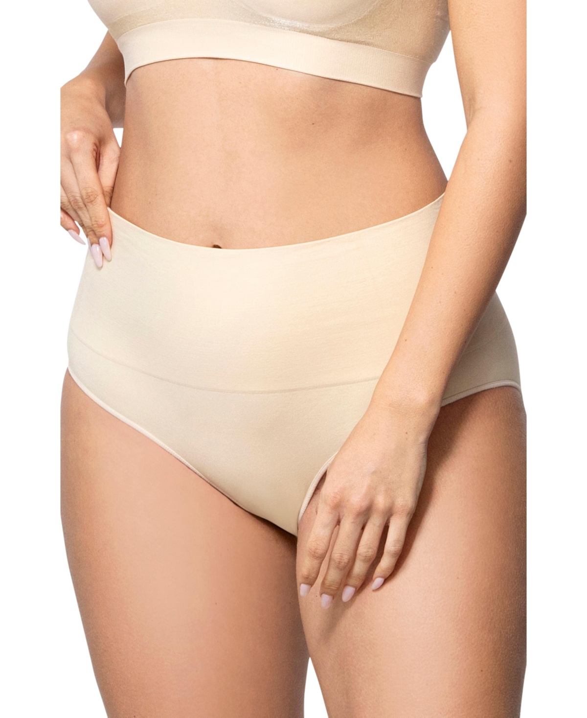 Underoutfit Women's Smoothing At Waist Brief - Sand