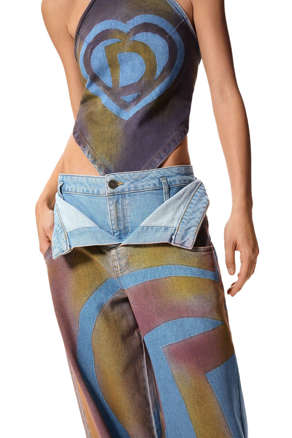 Desigual Women's Oversized trousers Masha Popova view 4 — MAYCSS fashion products