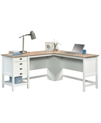 Cottage Road L Desk Oak finish