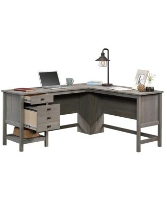 Cottage Road L Desk Oak finish