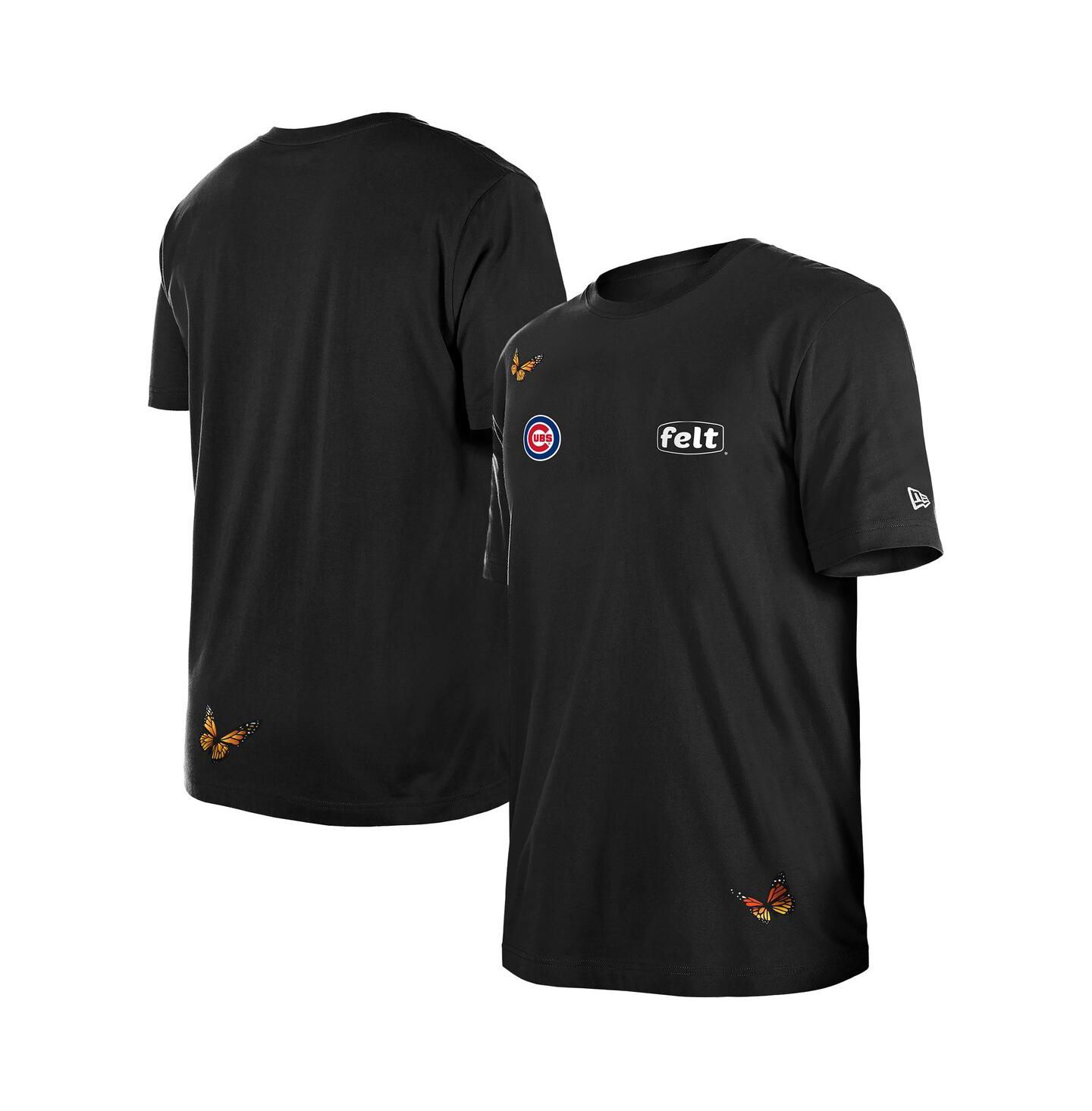 Мужская футболка New Era x Felt Black Chicago Cubs — фото 1