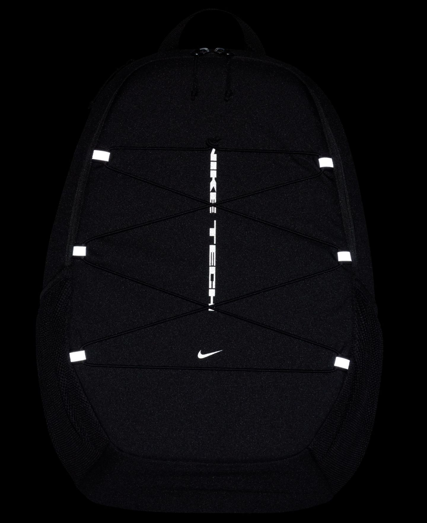 Рюкзак Nike Heritage Sweep Tech (25L), цвет: Чёрный / Серебряный — фото 5