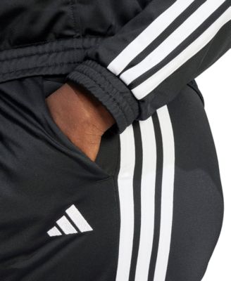 adidas Plus Size Tricot 3-Stripes Track Pants - Macy's