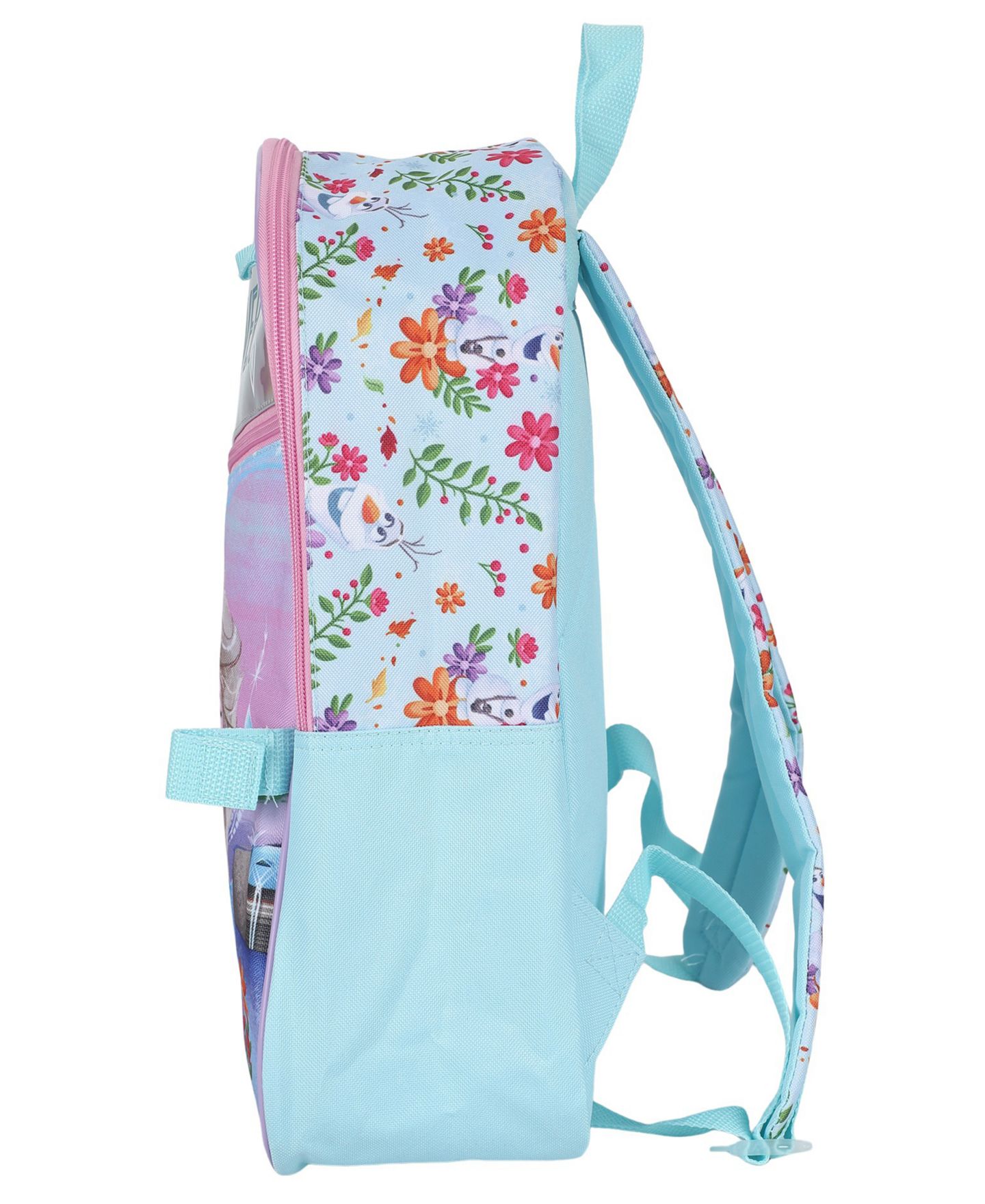 Сумки Frozen Backpack, Lunch Bag, Pencil Case, Key Chain and Carabiner, 5-Piece Set для девочек, цвет: Синий — фото 4