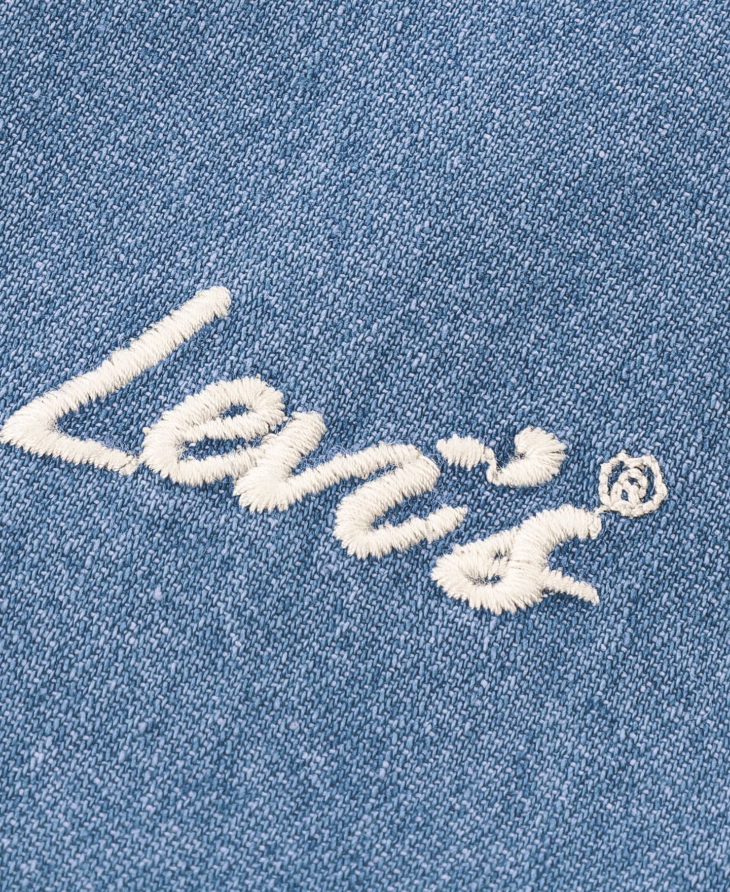 Детский комплект Levi's: топ с коротким рукавом и брюки, 2T-7, цвет: Небесно-голубой — фото 4