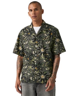 Premium Men's Short-Sleeve Camp Collar Shirt
