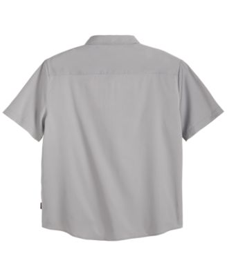 collarless dress shirt macy's No Collar Button Down Shirt